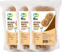 Load image into Gallery viewer, Vetiver Root/Dried Khus-Khus/Vetiveria Zizanioides (50 grams), Young Roots Not Aged Matured Roots, Natural Herbal Coolant