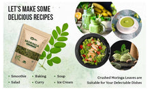 Load image into Gallery viewer, Moringa Tea Cut Fresh Dried Leaves 8 Ounces(0.5 lb), Rich Source of Antioxidants