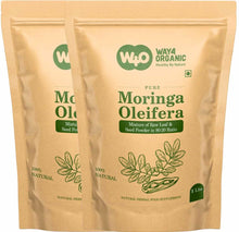 Load image into Gallery viewer, Moringa Seed and Leaf Powder in (20:80) ratio. One Powder with Two Benefits.