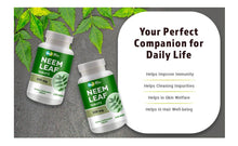 Load image into Gallery viewer, Neem Tablets - 100% Pure (Azadirachta Indica) (240 Count - 500mg) 120 Days Supply