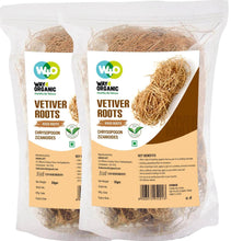 Load image into Gallery viewer, Vetiver Root/Dried Khus-Khus/Vetiveria Zizanioides 50 grams, Young Roots Not Aged Matured Roots, Natural Herbal Coolant - Way4Organic