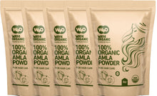Load image into Gallery viewer, Amla Powder for Hair Growth Organic 4 Oz, Indian Gooseberry amalaki Supplement - Way4Organic