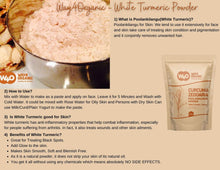 Load image into Gallery viewer, white turmeric for facial hair