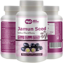 Load image into Gallery viewer, Jamun Seed Capsules (Tablets) - 300 Pills, 150 Servings, 1000 mg- (Indian BlackBerry - Eugenia Jambolana)
