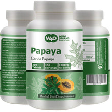 Load image into Gallery viewer, Papaya Leaf Extract Capsules (Tablets) - 300 Pills, 150 Servings, 1000 mg, Supports Platelet Immunity &amp; Digestion
