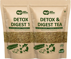 Detox and Digest CCF Tea with Ginger, Turmeric and Licorice Tea 8 Ounces