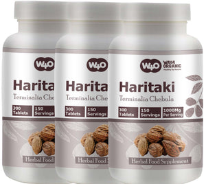 Haritaki Capsules (Tablets) – Terminalia Chebula, 300 Pills, 150 Servings, 1000 mg