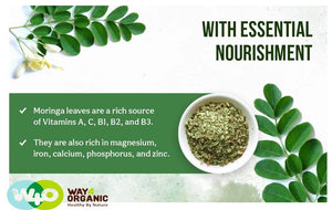 Moringa Tea Cut Fresh Dried Leaves 8 Ounces(0.5 lb), Rich Source of Antioxidants