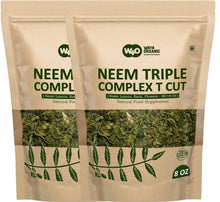 Load image into Gallery viewer, Neem Triple Complex T Cut (Not Powder), Good to Make Fresh Neem Leaf Tea 8 Ounces, Neem Leaves, Bark, Flower in Ratio(80:10:10)
