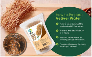 Vetiver Root/Dried Khus-Khus/Vetiveria Zizanioides (50 grams), Young Roots Not Aged Matured Roots, Natural Herbal Coolant