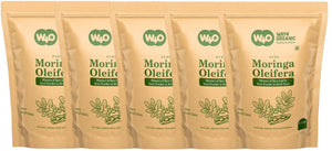 Moringa Seed and Leaf Powder in (20:80) ratio. One Powder with Two Benefits.