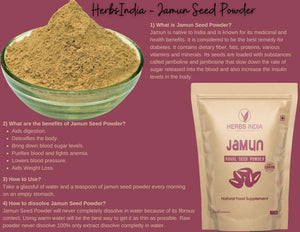 jamun seed powder for diabetes