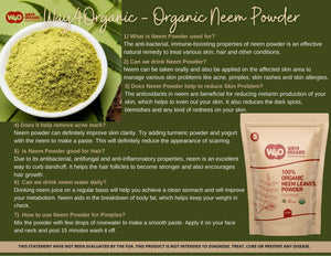 neem powder for drinking