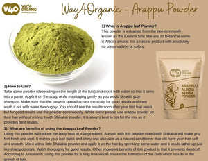 arappu powder for dandruff